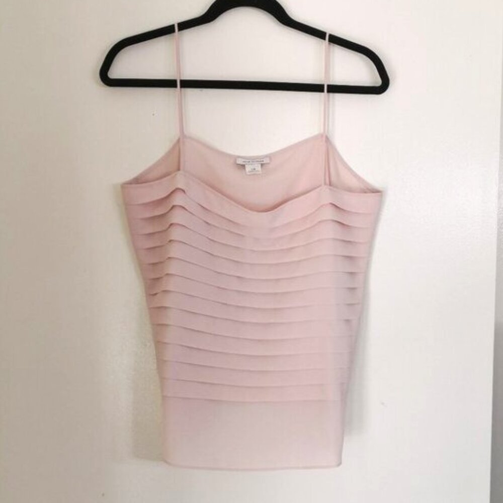 Club Monaco Blush Pink Pleated Layered Camisole